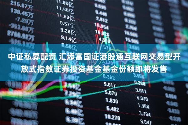 中证私募配资 汇添富国证港股通互联网交易型开放式指数证券投资基金基金份额即将发售